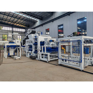 QT8-15 Mesin Pembuat Batu Bata Beton Otomatis dengan Pompa Motor Hidrolik PLC Tekanan Tinggi, Produk Baru dengan Produktivitas Tinggi dan Cetakan Getar - Product Image 1