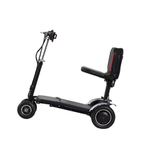Scooter eléctrico de tres ruedas para adultos, auto-equilibrio, movilidad para discapacitados, Scooter plegable, Maleta