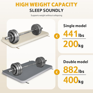 <span class=keywords><strong>Matelas</strong></span> pneumatique épais en PVC Drop Stitch de 1,2 m, avec pompe à air intégrée, grande capacité de charge, support stable, pour extérieur, SUV et voyage - Product Image 4