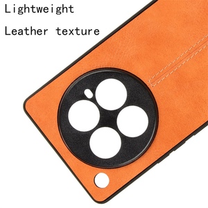 Khâu thiết kế Retro PU Leather trường hợp điện thoại cho <span class=keywords><strong>Infinix</strong></span> <span class=keywords><strong>Zero</strong></span> 40 4 gam 6.78 "/x6860 Matte <span class=keywords><strong>Cover</strong></span> quay lại bảo vệ trường hợp - Product Image 4