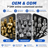 Servicios de Mecanizado CNC de Precisión para Prototipos Rápidos de 3/4/5 Ejes, Piezas Metálicas Personalizadas, Fresado y Torneado de Latón