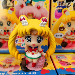 Caja ciega caliente 5CM soldado bonito Sailor Moon Tsukino Usagi Kawaii Mini lindo venta al por mayor Figuinre Q Ver figura de Anime muñeca de juguete - Product Image 3
