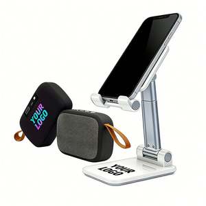 Haut-parleur sans fil en tissu OEM en gros avec design personnalisé, logo sur mesure, haut-parleur portable BT pour événements professionnels et cadeaux promotionnels - Product Image 1