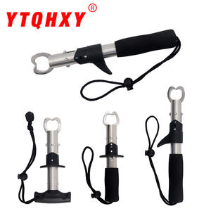 YTQHXY คีมจับปลา สแตนเลสสตีล พร้อมที่จับและสายคล้อง สำหรับอุปกรณ์ตกปลากลางแจ้ง - Product Image 1