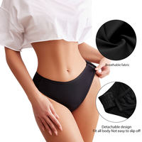 Culotte Menstruelle Invisible à Boucle Détachable Anti-Fuite pour Flux Abondant