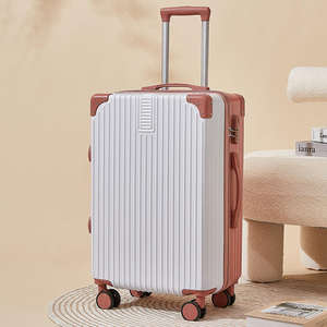 Nouvelle valise à roulettes silencieuse tendance avec boîte à mot de passe, ensemble de bagages en néoprène - Product Image 3