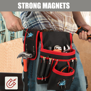 <b>Tool</b> <b>Belt</b>,Magnetic <b>Tool</b> <b>Pouch</b>,26-Pockets Heavy Duty Padded <b>Tool</b> <b>Belts</b> for Men,Detachable & Adjustable <b>Tool</b> <b>Pouch</b> Bag - Product Image 6