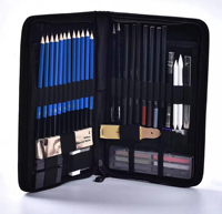Keep Smiling Art Supplies, ensemble de crayons à dessin professionnels, 48 couleurs, ensemble de crayons à dessin pour étudiants, pour débutants et artistes professionnels
