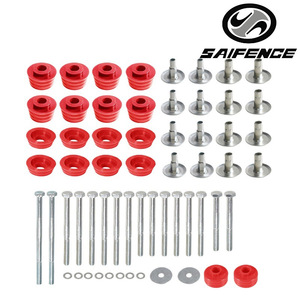 ชุดบูชตัวถังรถฟอร์ด KF04060BK สำหรับ 08-16 F250 F350 ชนิดปลอกยางสีแดง - Product Image 4