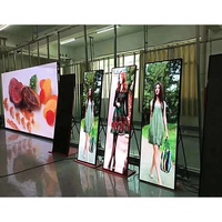 Pantalla LED Personalizable para Publicidad en Interiores con Diseño Delgado y Alto Brillo