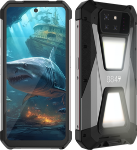 สมาร์ทโฟน 8849 Shark 1 รุ่นทนทาน หน้าจอ 6.79 นิ้ว รองรับ 5G กล้องมองกลางคืน 64MP กล้องหลัก 50MP แบตเตอรี่ 15600mAh หน่วยความจำ 24+256GB ระบบปฏิบัติการ Android 14 รุ่น 8849 Ru - Product Image 4