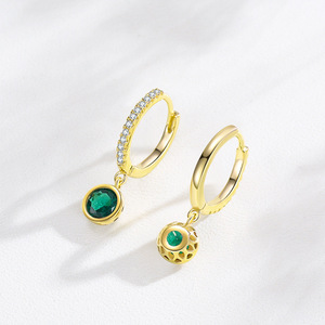 Juego de Joyería Fina Clásica, Plata de Ley 925 con Baño de Rodio, Circonita Cúbica de Corte Redondo, Aretes, Anillo y Collar, Regalo de Boda para Mujer - Product Image 2