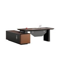Bureau de direction modulaire en bois moderne de luxe, durable, vente en gros directe d'usine