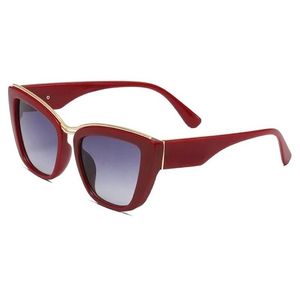 Vintage Oversized Cat Eye Sunglasses Thick Frame Gradient Lens UV400 Protection Trendy Women Fashion <b>Eyewear</b> - Product Image 5