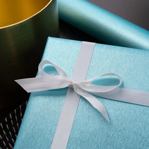 Rouleau de papier de soie turquoise écologique et recyclable, double face enduite, pour emballage cadeau et projets créatifs (vente en gros) - Product Image 4