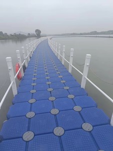 Sistema de Muelle de Pontón Flotante Modular de HDPE para Embarcaciones, Jet Skis, Yates y Marinas con Conexión de Bisagra Durad - Product Image 5