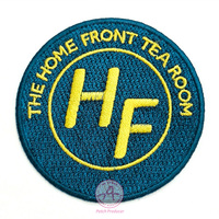 Nouveau Patch de broderie de coeur de conception de lettre personnalisée pour repasser les accessoires de vêtements autocollants décoratifs en tissu