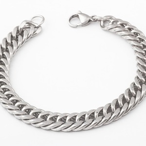 Pulsera Cubana de Acero de Titanio de 9 mm, Estilo Urbano para Hombre, Joyería Hip Hop - Product Image 5