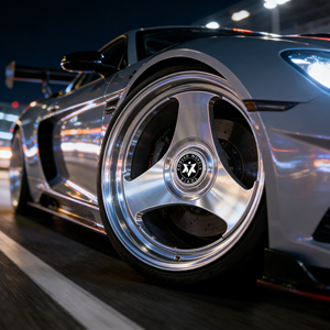 Viaol Nouvelles jantes en alliage d'aluminium forgé monobloc personnalisées, jantes de course polies, 8-12 pouces, compatibles avec AMG <span class=keywords><strong>GT</strong></span> Audi R8 pour LC, garantie 3 ans - Product Image 2