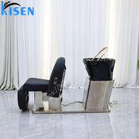 Bacs et fauteuils de lavage de cheveux de haute qualité, lit de lavage électrique, lit de massage thaïlandais, lit de lavage de cheveux pour spa, thérapie aquatique et vapeur pour la tête