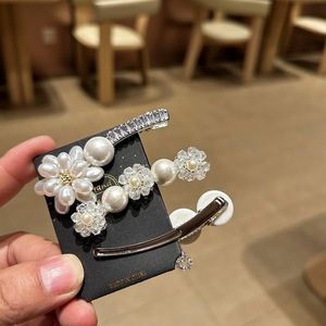 Nuevo Clip para el Cabello con Lazo, Estilo Coreano, Ligero, de Lujo, con Perlas, Fresco y Dulce, para Mujer - Product Image 3