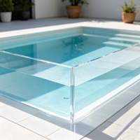 Fabrikverkauf: Rabattierter transparenter Acryl-Swimmingpool für Erwachsene – Outdoor-Kunststoff-Schwimmbecken für den Großhandel