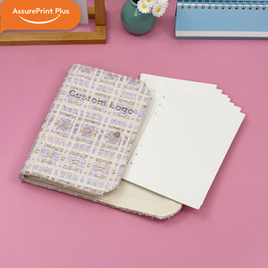 Agenda/Planner Ricaricabile con Anelli in Tessuto Scozzese A5 A6 <span class=keywords><strong>A4</strong></span> B5, Stile Carino Personalizzato, con Copertina in Tweed Intrecciato, Regalo per Donne e Ragazze - Product Image 3