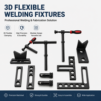 Table de soudage flexible 3D, kit complet de gabarits et d'accessoires, outillage de serrage modulaire pour poste de travail de soudage métallique