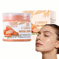 Olie-control exfoliërende ijsroommassage textuur natuurlijke biologische gezichts scrub witmakende suiker fruit geklopt gezichts scrub voor alle huidtypen