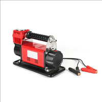Compresseur d'air portable 2025 pour pneus de voiture, 160 L/min, 60 mm, en aluminium, avec moniteur de pression des pneus, alimentation 12 V CC, gonflage rapide 150 psi