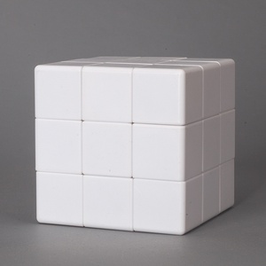 Cubo mágico con logotipo personalizado-Diseño de plástico 3D blanco con patrón publicitario Pegatinas de embalaje - Product Image 5