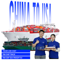 Transitaires DDP pour acheteurs en entrepôt Chine-UE, fret maritime porte-à-porte, Amazon FBA, LCL, FCL, multi-fournisseurs, dédouanement et taxes inclus