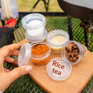 Eco-Friendly Super Lightweight Outdoor Connectable Seasoning <b>Bottle</b> 5-Piece <b>Set</b> <b>Travel</b> Picnic Fishing Camping BBQ - Product Image 4