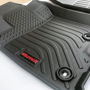 3D odorless TPE weather car floor liners mat for Toyota 4Runner car carpets floor matting