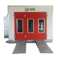Cabine de peinture automobile à bonne étanchéité, installation facile pour usage en atelier, fourniture directe d'usine pour entreprises de cabines de peinture