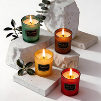 Bougie classique en cire de soja, aromathérapie, faite à la main pour la Saint-Valentin et la fête des mères