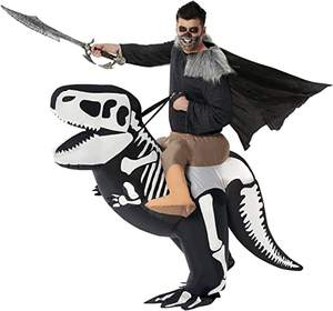 <span class=keywords><strong>Costume</strong></span> de <span class=keywords><strong>dinosaure</strong></span> <span class=keywords><strong>squelette</strong></span> gonflable pour adulte super septembre - Product Image 1