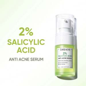 Soin de la peau halal apaisant et calmant, sérum anti-acné à 2% d'acide salicylique pour le visage - Product Image 2