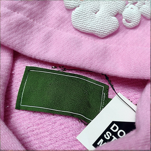 เสื้อฮู้ดดี้ผู้ชายคุณภาพสูง 440 กรัม ผ้าฝ้าย 100% ฟลีซเนื้อนุ่ม ไม่หด ทรงหลวม แขนยาว พิมพ์ลายตัวอักษรพอง สำหรับฤดูหนาว - Product Image 2