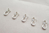 Offre Spéciale – Fermoir Double Anneau en Argent Sterling 925 pour Bijoux DIY – Matériel de Gros pour Bracelets et Colliers