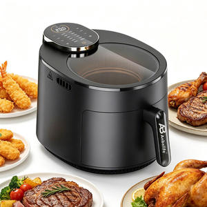 Freidora de Aire Visible sin Aspas Anbolife 5L 1500W con Pantalla Táctil Digital, Estructura de Ventilador Trasero, Gran Ventana Superior Transparente, OEM - Product Image 6