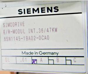 6SN1145-1BA02-0CA0 utilisé Siemens Simodrive 611 E/R Module <span class=keywords><strong>INT</strong></span> 36/47KW SIEMENS Servo Drive 1 an de garantie - Product Image 5