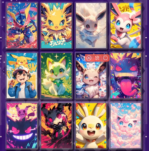 Carte à collectionner <span class=keywords><strong>Pokémon</strong></span> Crystal Cultural Data 3.0 <span class=keywords><strong>Pikachu</strong></span> et ses amis avec étuis de protection, jeu de cartes pour enfants - Product Image 2