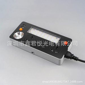 Multi Function Power Strip With <b>Led</b> <b>Light</b> Universal <b>Plug</b> Outdoor Camping Flashlight Charging Port - Product Image 3