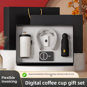 Set Regalo in Metallo Stile Business, Tazza da Caffè per Aziende, Eventi Aziendali e Anniversari, Regalo di Alta Qualità per Dipendenti con Logo Personalizzato - Product Image 2