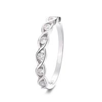 Bagues tressées Yaeno Fine Jewelry en argent pur 925, bagues simples, bijoux punk pour femmes, à porter au quotidien
