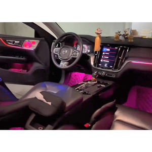 Upgrade 256 Color LED <b>Car</b> <b>Interior</b> Ambient Lighting for Volvo V60(2018-2024)/S60(2020-2024) Strip <b>Accessories</b> Decoration - Product Image 2