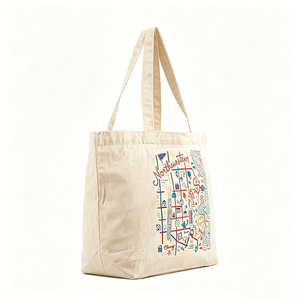 Bolso Grande con Diseño Universitario, Estampado Artístico Personalizado, para Regalo de Graduación, Souvenir, Promoción de Boutique - Product Image 1
