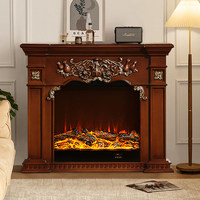 Cheminée électrique de style américain et européen, meuble décoratif, pièce maîtresse avec fonction de chauffage à flamme simulée pour la maison