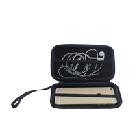 Étui de chargement EVA avec pochette de rangement personnalisée à fermeture éclair, boîte de protection pour batteries externes et accessoires mobiles